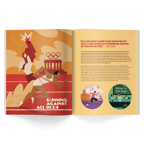 jesse owens story from honest history magazine issue 8 about Jesse Owens and the Olympic Games written for kids ages 6–12