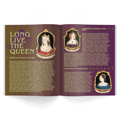 long live the queen story from honest history magazine issue 9 cover about the renaissance, poets, authors, scientists and inventions written for kids ages 6–12