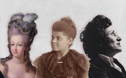 Image of Marie Antoinette, Ida B. Wells, and Anne Sexton