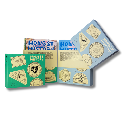 Capsule Collections 4 and 5 of Honest History magazine for kids