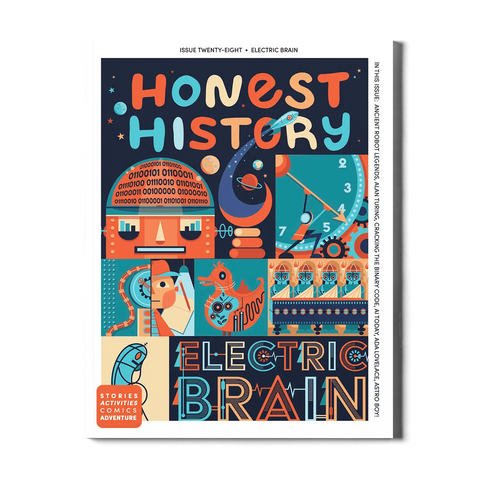 Honest History magazine for kids Issue 28 cover