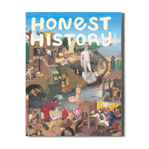 honest history magazine issue 9 cover about the renaissance, poets, authors, scientists and inventions written for kids ages 6–12