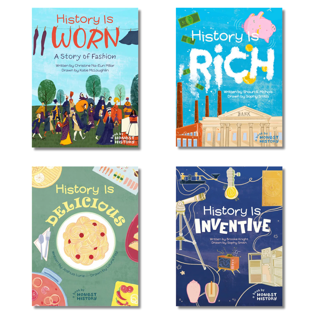 History is _____ bundle of four history books for kids by Honest History