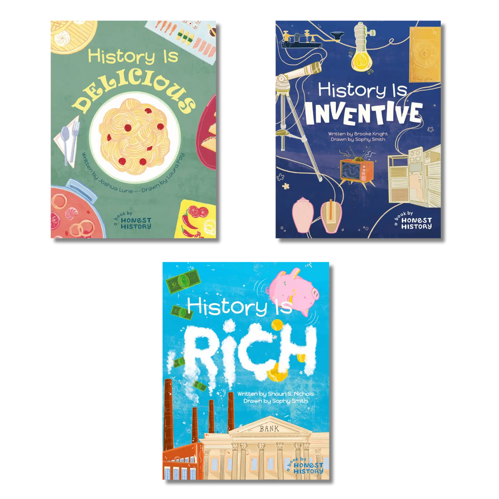 History is _____ bundle of three books by Honest History