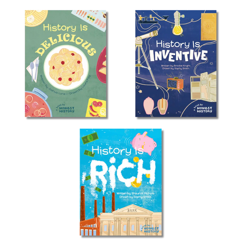 History is _____ bundle of three books by Honest History