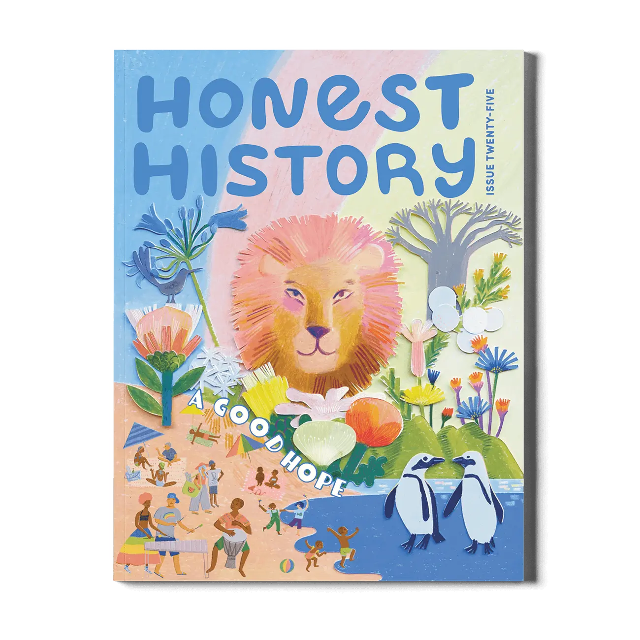 Honest History magazine for kids Issue 25 cover about South Africa history