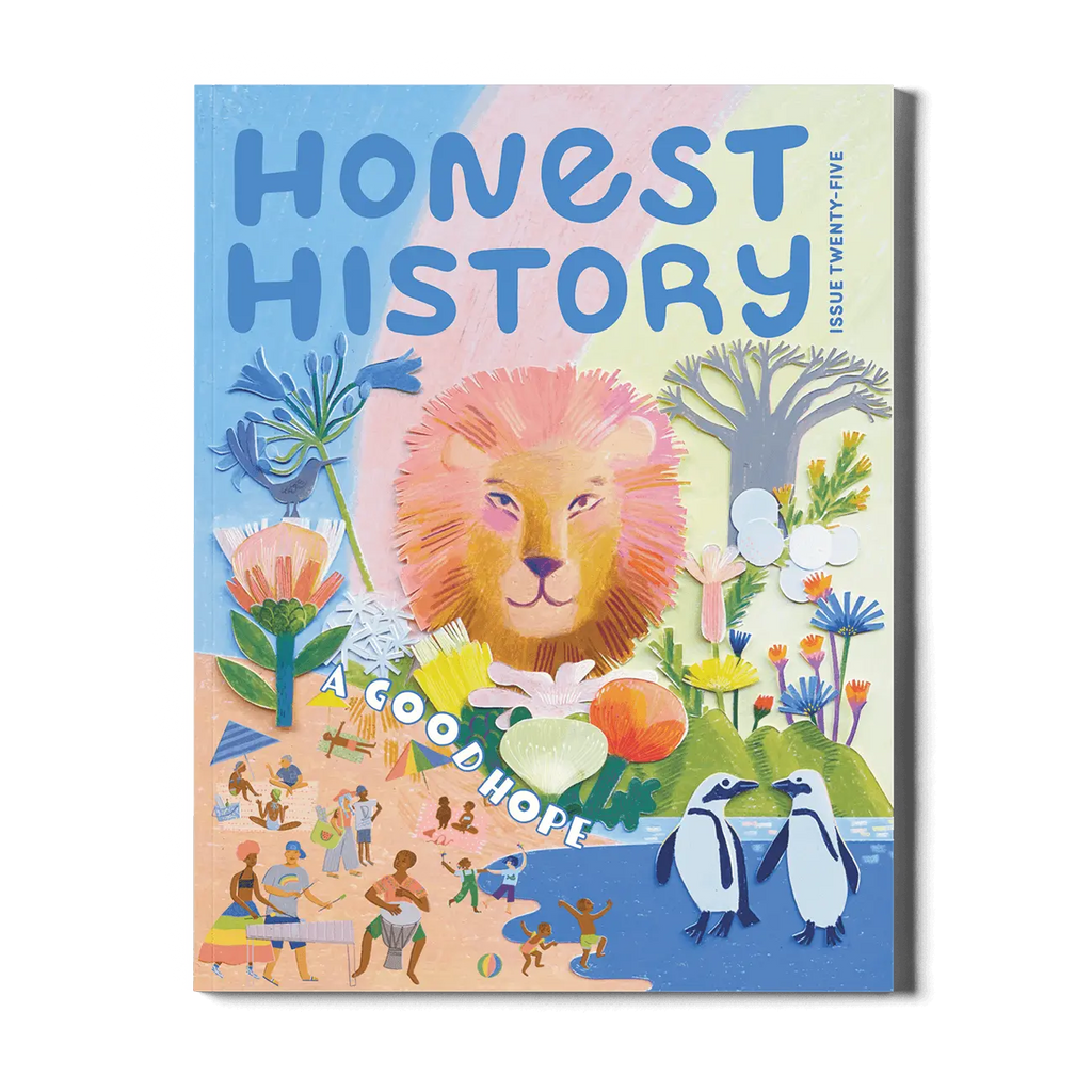 Honest History magazine for kids Issue 25 cover about South Africa history