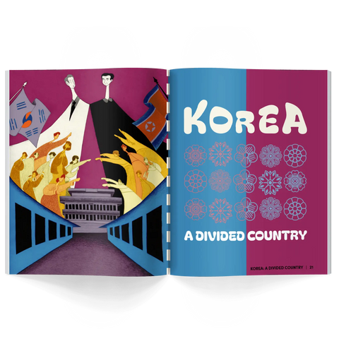 Honest History magazine for kids Issue 27 feature article about korea