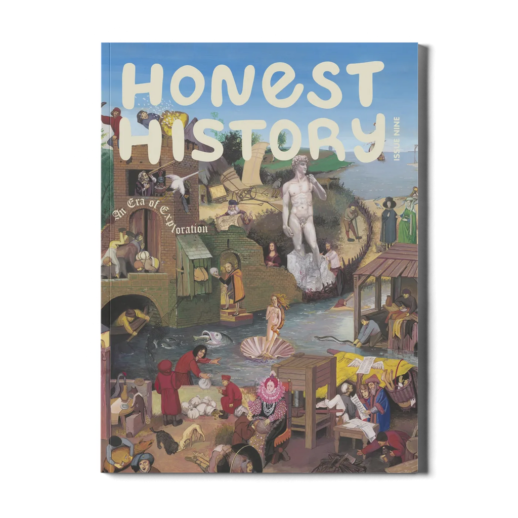 honest history magazine issue 9 cover about the renaissance, poets, authors, scientists and inventions written for kids ages 6–12
