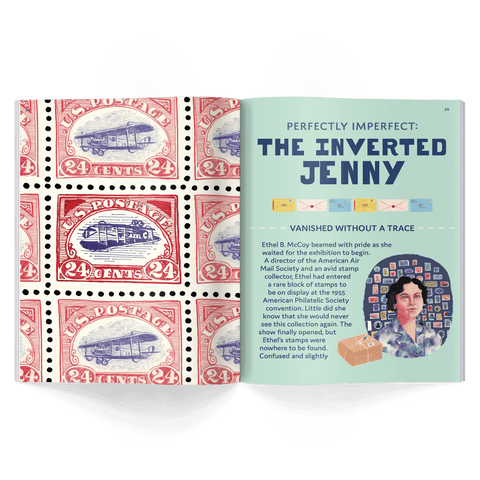 the inverted jenny story from honest history magazine issue 12 about the postal service, mail history and airplanes written for kids ages 6–12