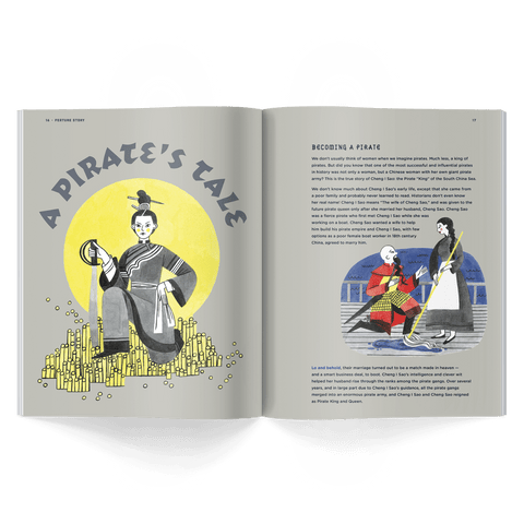 a pirate's tale from honest history magazine issue 2 about china, pirates and cheng i sao for kids ages 6–12